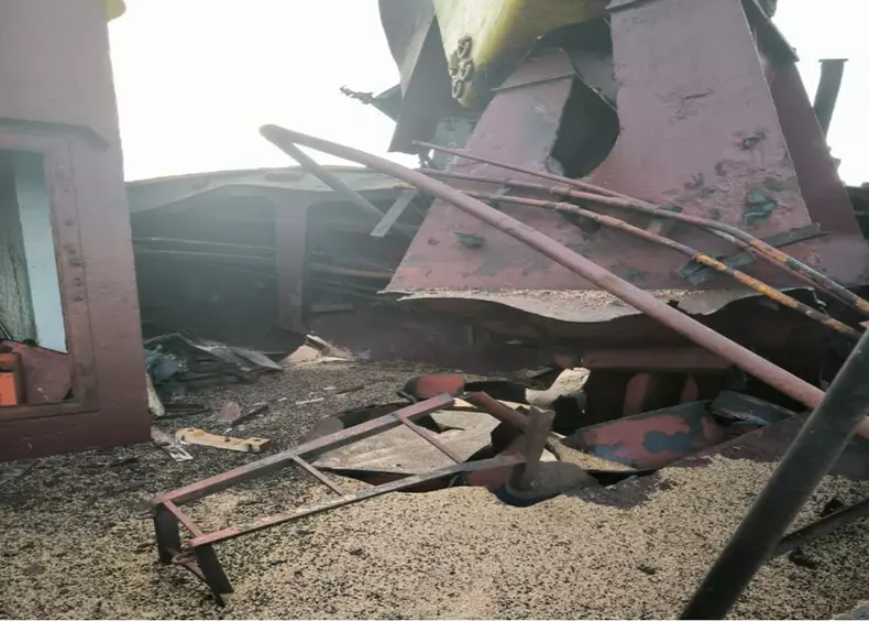 nava ucraineana lovita de rusia 2