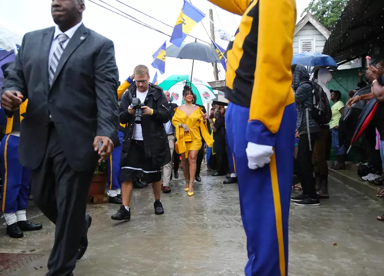 Rihanna are propriul bulevard în insula sa natală