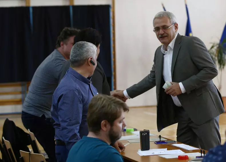 Liviu Dragnea la vot, referendum pentru definirea familiei, referendum