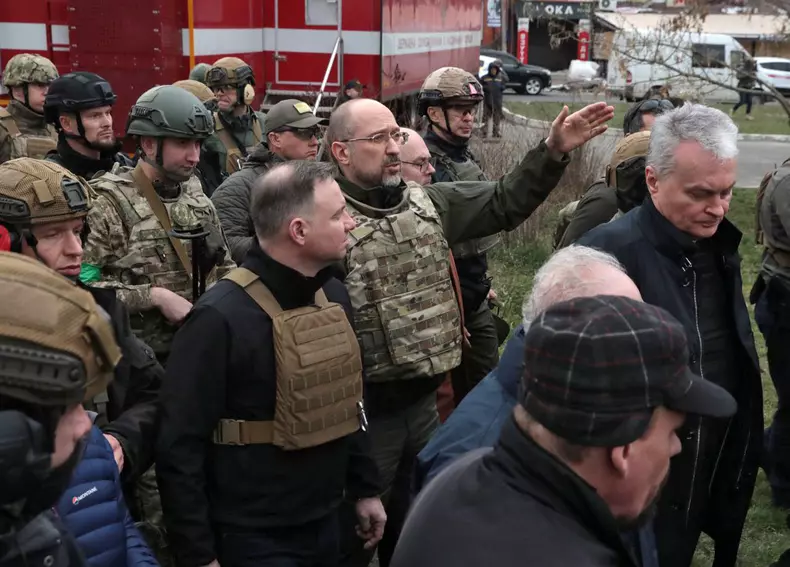 Baltics, Polish Presidents visit Ukraine
