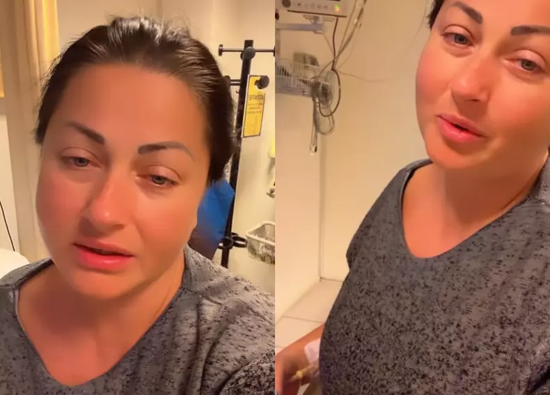 Gabriela Cristea la spital