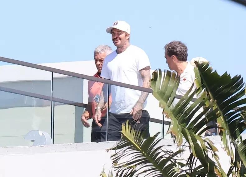 *PREMIUM-EXCLUSIVE* David Beckham visits his new house in Miami **WEB EMBARGO UNTIL October 23rd, 2024 @ 6pm ET**