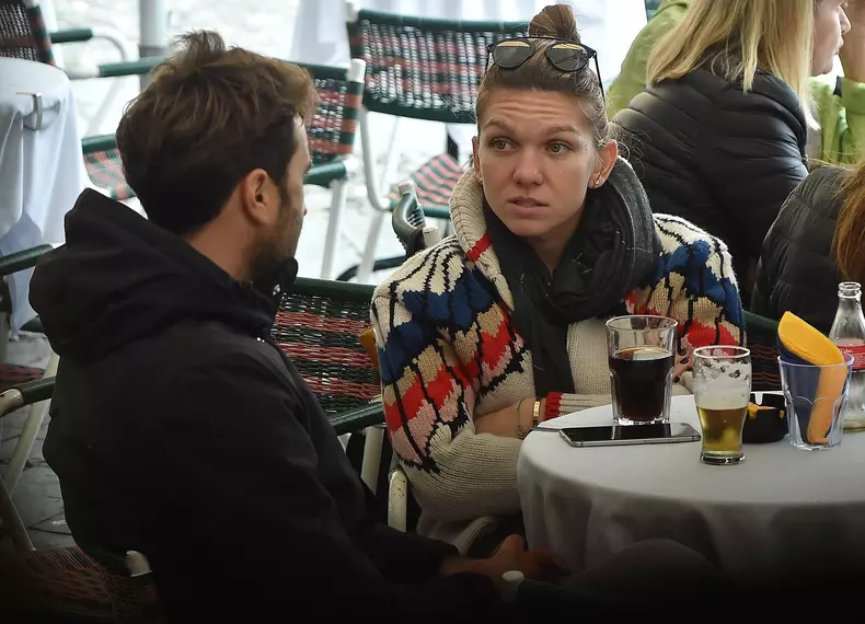 *EXCLUSIVE* Simona Halep and her new boyfriend seen in Portofino