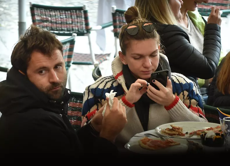 *EXCLUSIVE* Simona Halep and her new boyfriend seen in Portofino