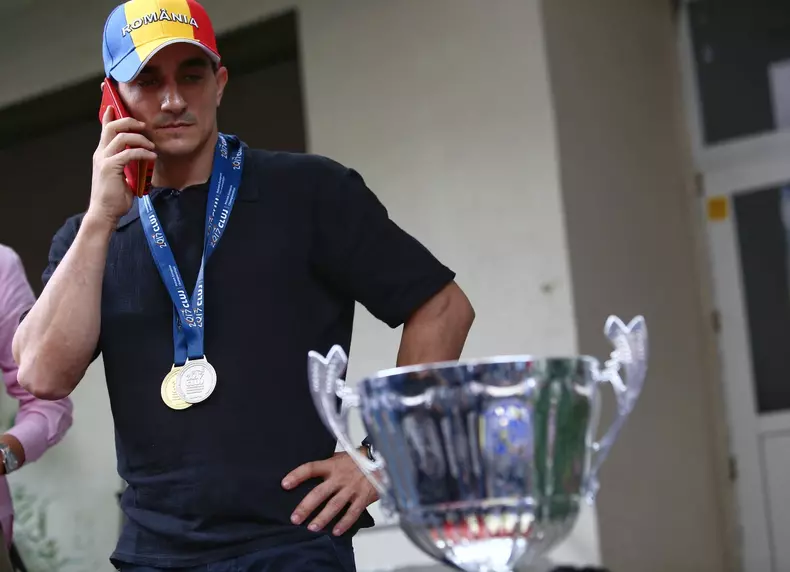 Marian Drăgulescu protest MTS