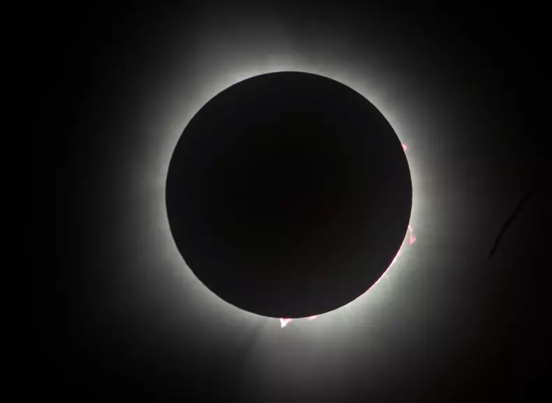 Total Solar Eclipse 2024 In Indianapolis, United States - 08 Apr 2024