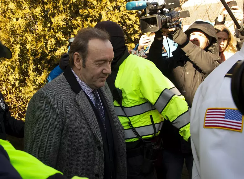 Kevin Spacey at court in Nantucket