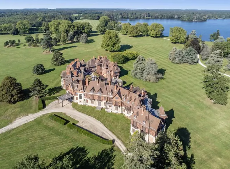france, Seine-et-Marne, Gretz-Armainvilliers, the Norman style castle