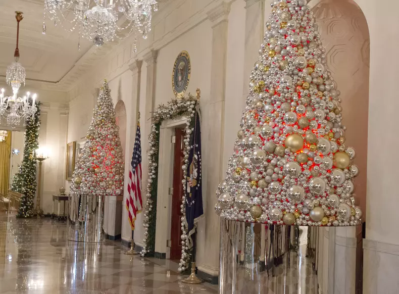 Decorații Crăciun, la casa Albă