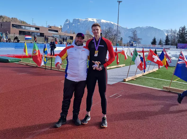 Eduard Nitu si antrenorul lui