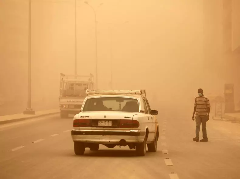 Sandstorm in Baghdad