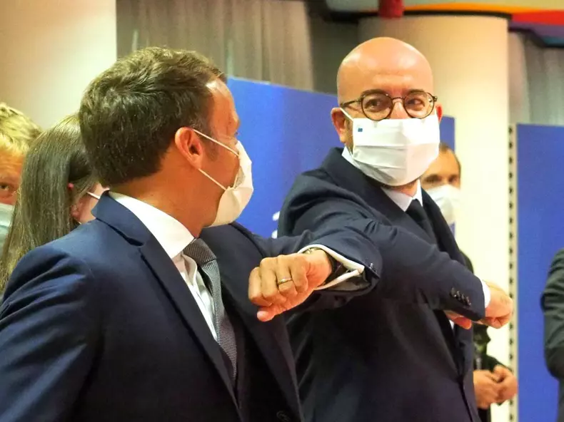 macron Charles MICHEL consiliul european