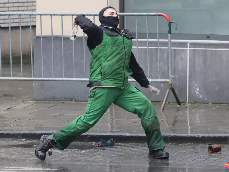 Belgium: BRUSSELS FARMERS PROTEST