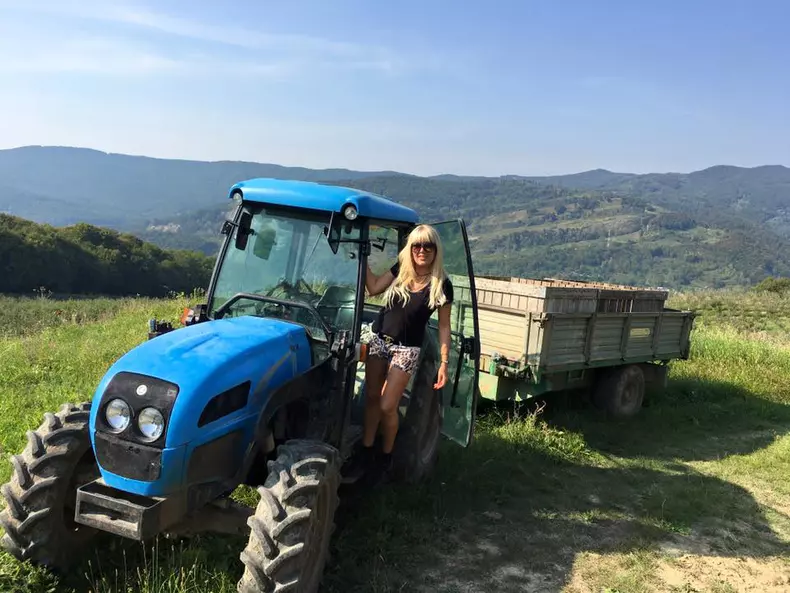 elene udrea tractor