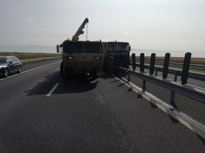 militar american, rănit într-un accident pe Austostrada Arad-Timișoara (2)