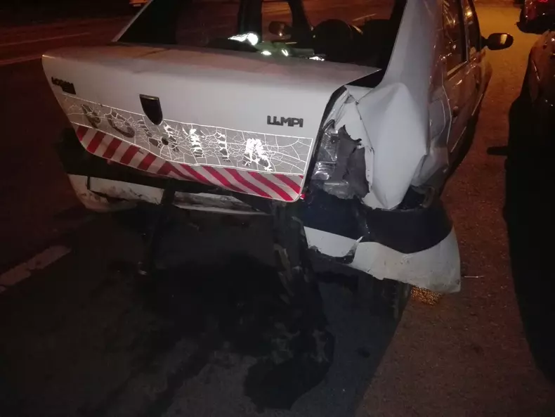 Accident cu mașina Poliției în Constanța, provocat de un șofer beat (2)