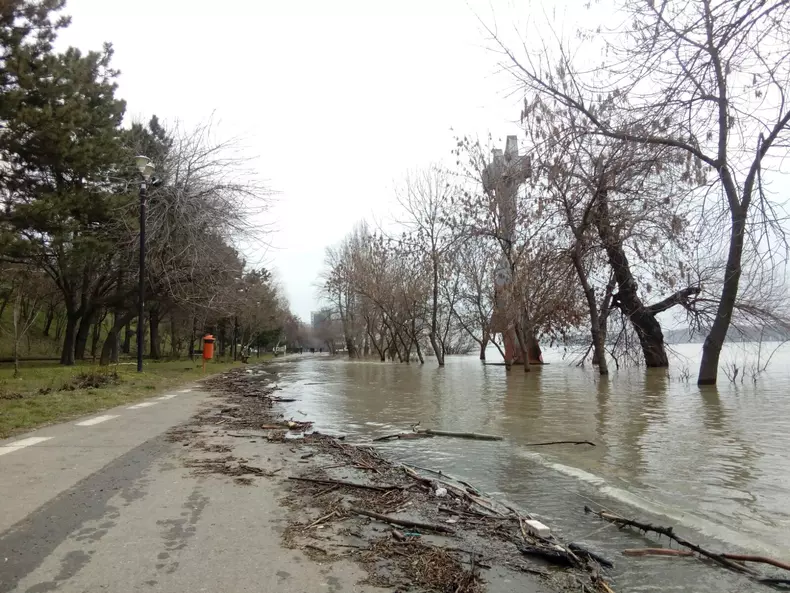 Dunărea a depășit cota de inundație la Galați (1)