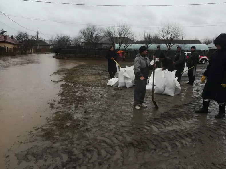 Inundații în Orbeasca, Teleorman (1)