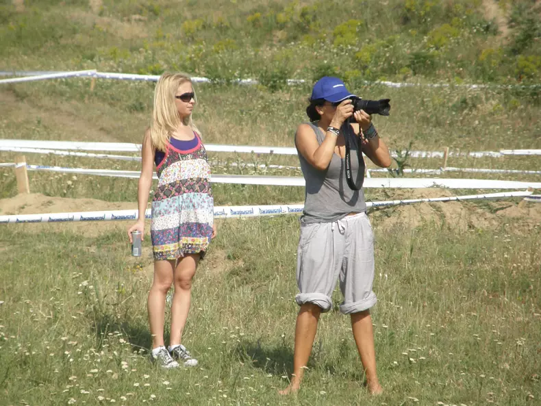 Mihaela Radulescu si Dani Otil la raliu