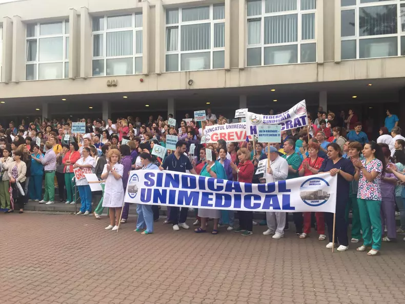 proteste în sănătate, doctori, spital