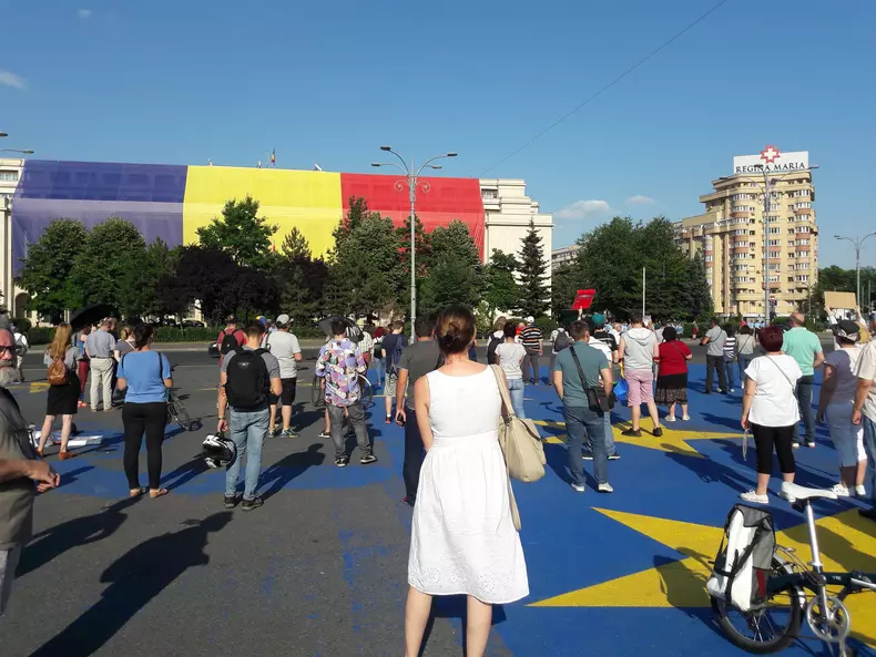 Protest Piata Victoriei - CCP