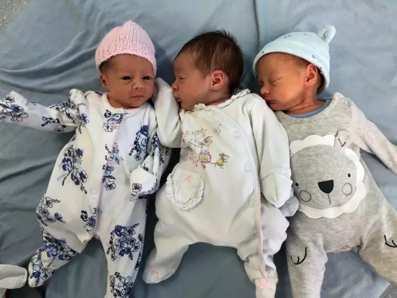 I Fell Pregnant With Triplets On Our First Date Even Though I Was On The Pill