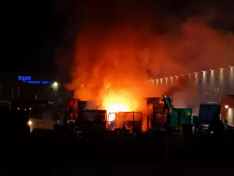 incendiu depozit A1 ciorogarla