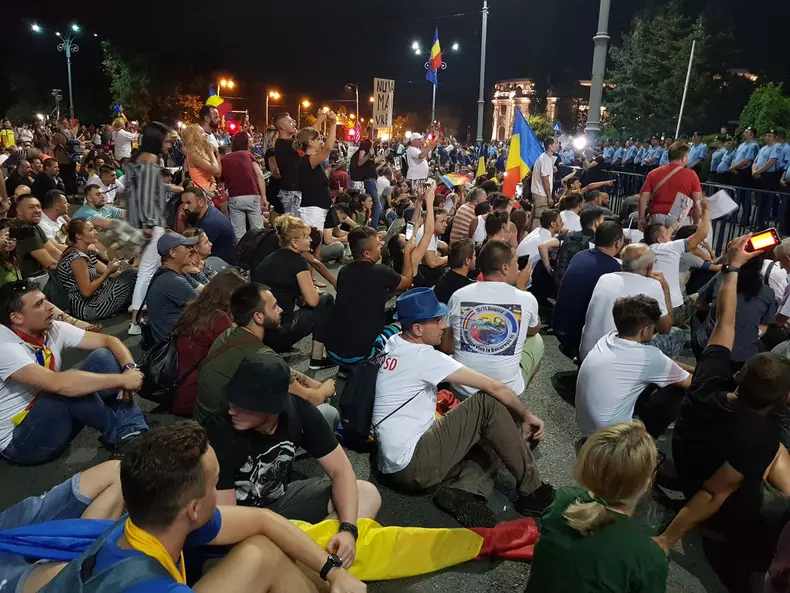 victoriei protest 1