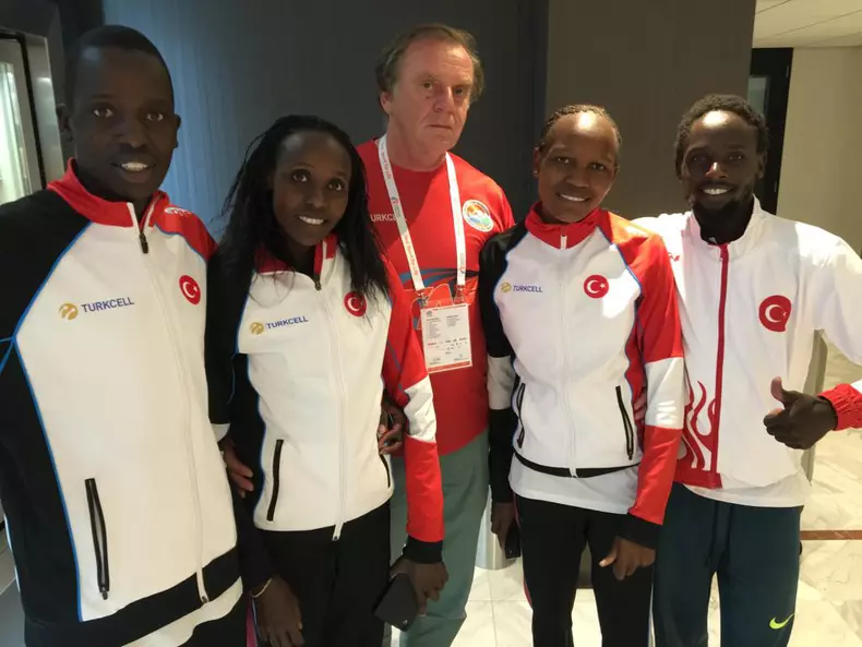 Antrenorul cu atleții din echipa turciei pe care i-a antrenat