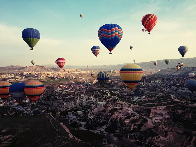 Seriale turcești - peisaje din Cappadocia