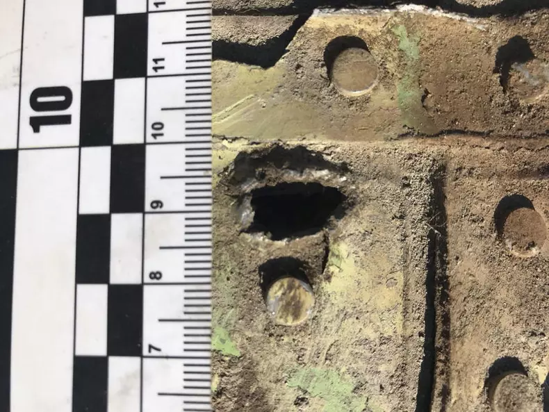 Imagini noi cu rămășițele avionului ucrainean