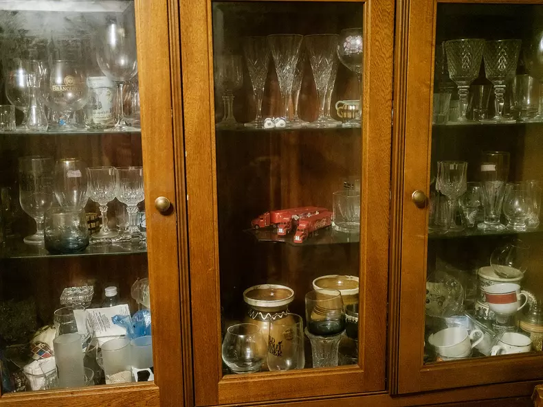 Detaliu din casa familiei Frandeș din Rugby, UK