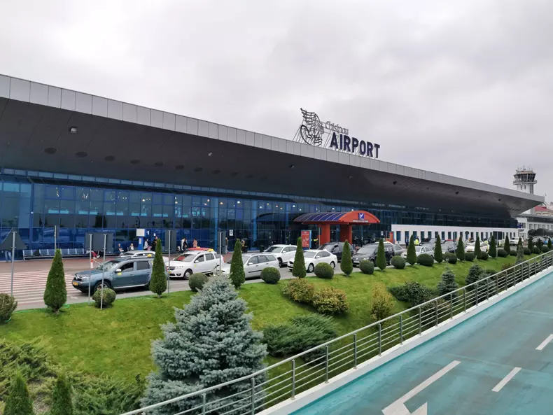 Chisinau,,Moldova,-,October,19,,2019.,Airport,,Front,View.
