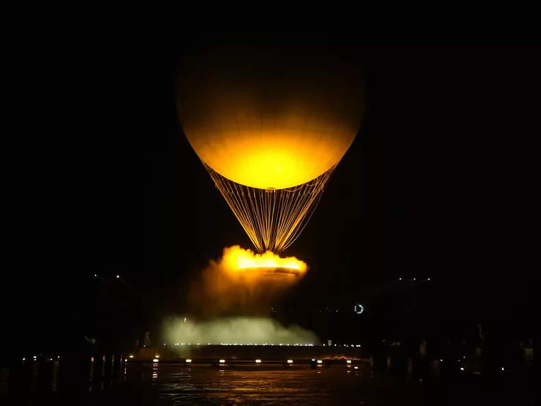 Paris 2024 - Olympic Flame Lit