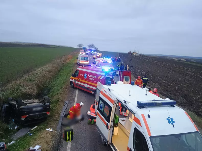 Accident în localitatea Grănicesti, județul Suceava