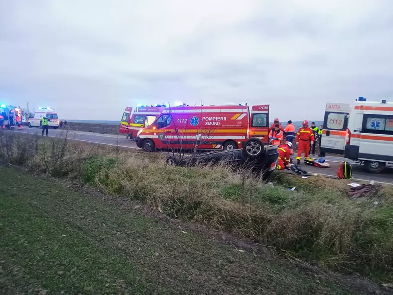Accident în localitatea Grănicesti, județul Suceava