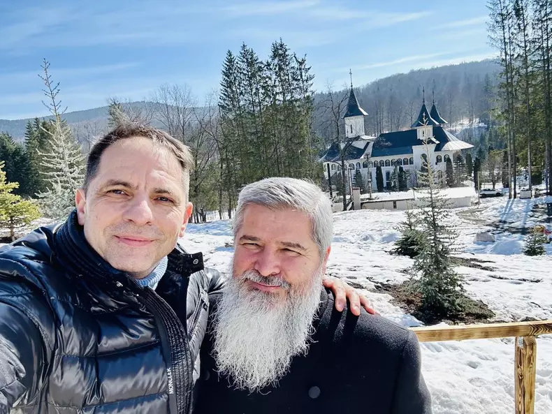 Dan Negru și Părintele Cleopa