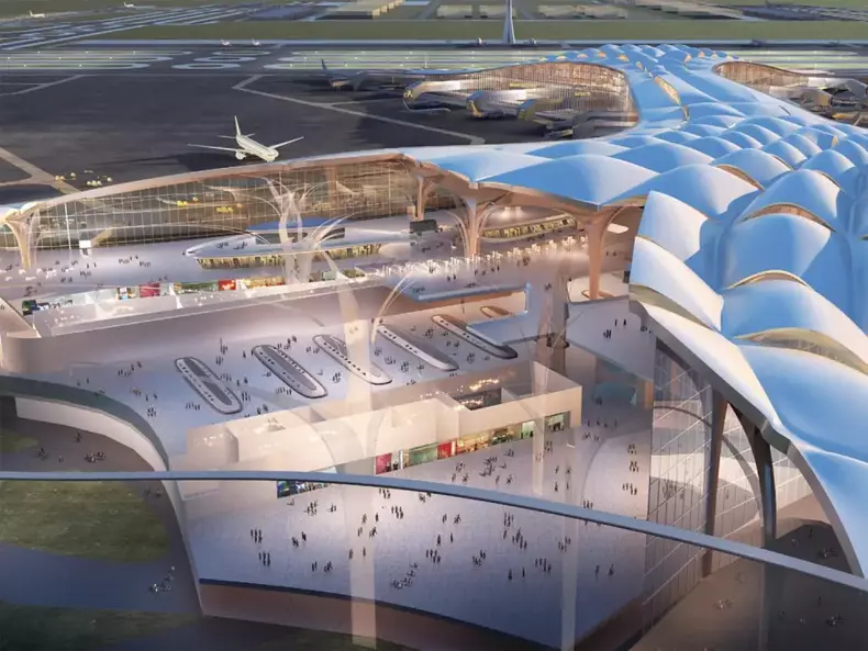 cel mai mare aeroport constriut pe o insula artificiala din China (3)