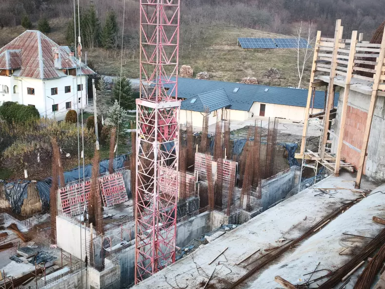 santier manastire vladesti foto arhiva personala Cosma Giosanu