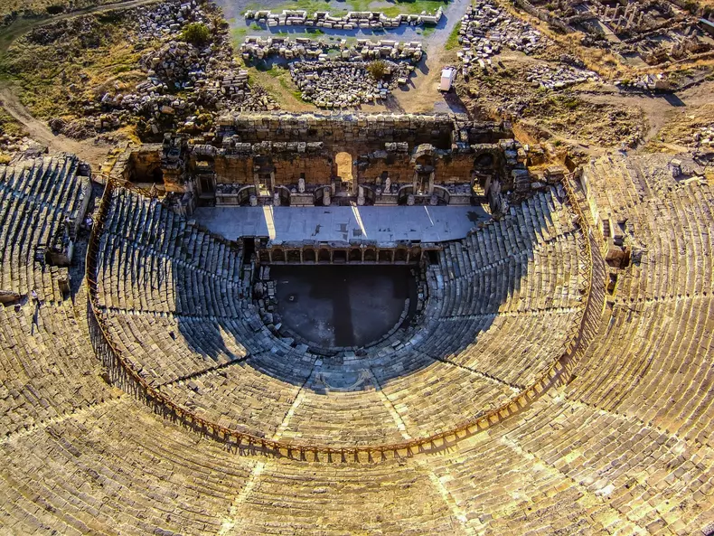 Hierapolis Ancient City-Ancient Theatre 5