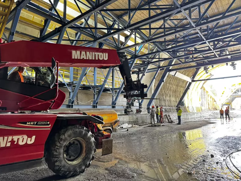 Santierul sectiunii Margina-Holdea a autostrazii Lugoj-Deva Foto - DRDP Timisoara (6)