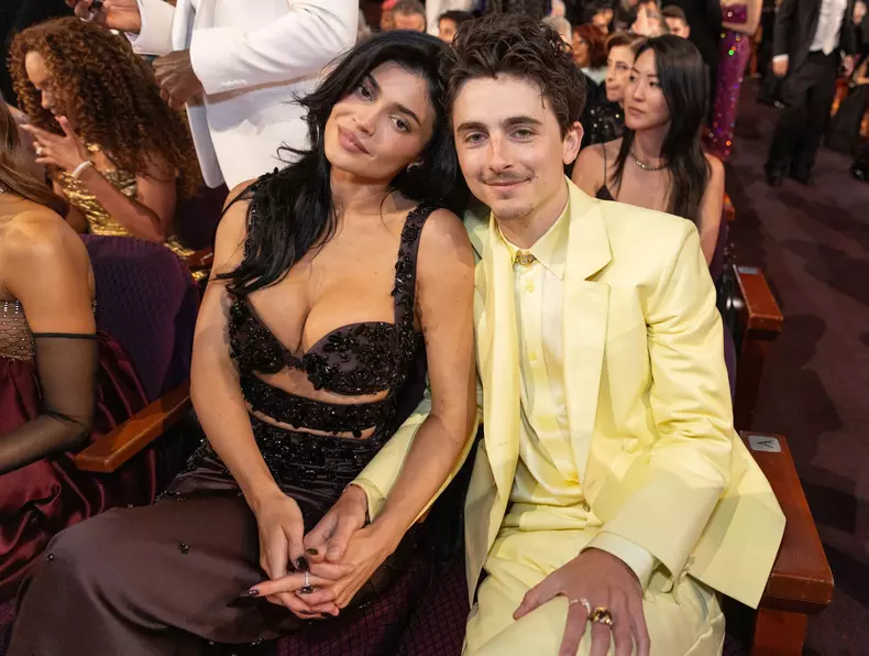KYLIE JENNER and TIMOTHEE CHALAMET