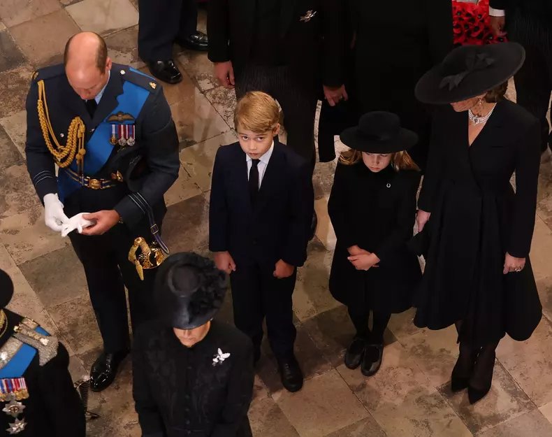 The State Funeral of Her Majesty The Queen, Service, Abbot's Pew, Westminster Abbey, London, UK - 19 Sep 2022