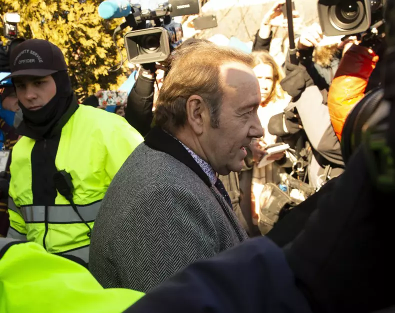 Kevin Spacey at court in Nantucket