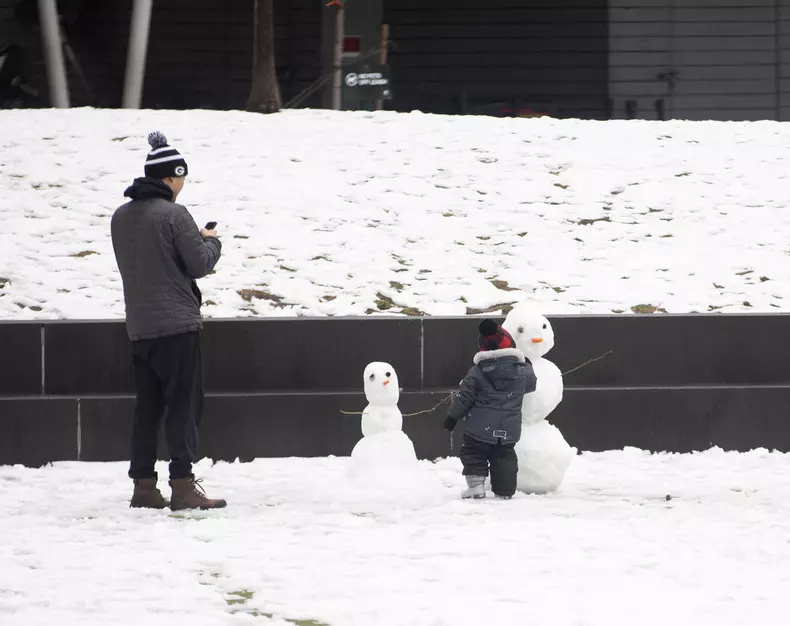 Foggy weather in New York