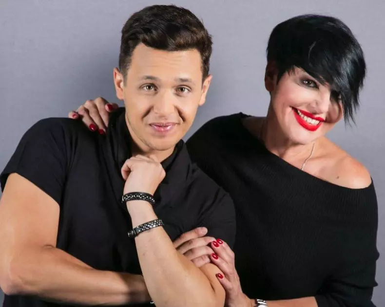 Patrizia Paglieri si fiul ei