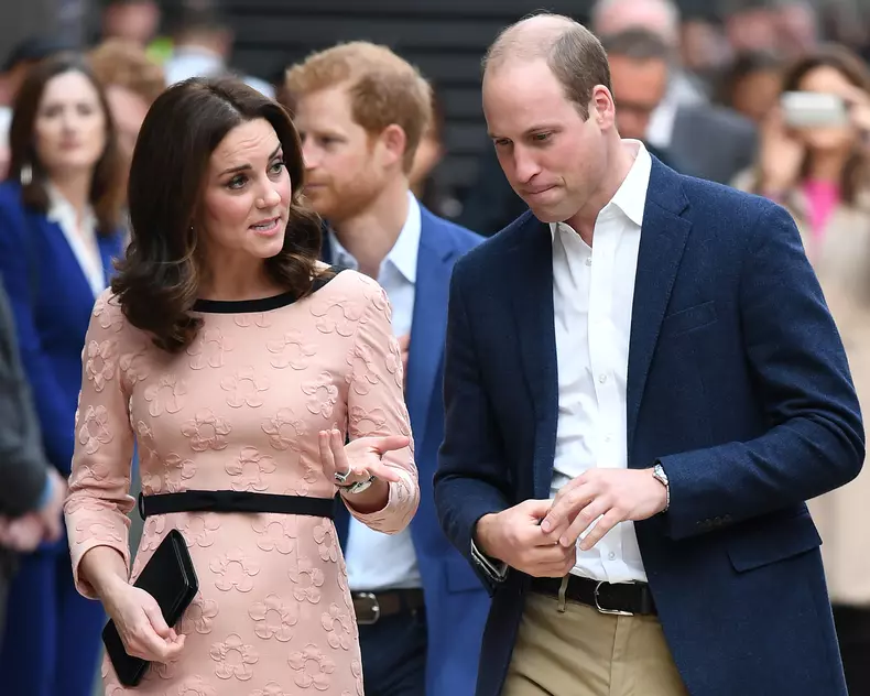 William, Kate and Harry attend a Charities Forum event