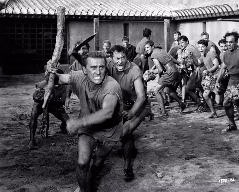 În ”Spartacus”, 1960