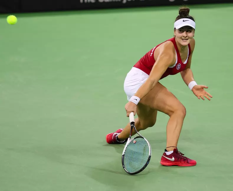 TENIS: IRINA BEGU – BIANCA ANDREESCU, FED CUP ROMANIA - CANADA