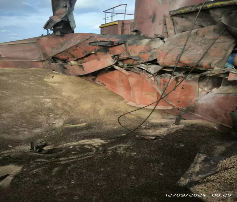 nava ucraineana lovita de rusia 3